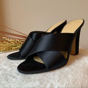 Marc Fisher Jazzia Block Heel Slip On Mules